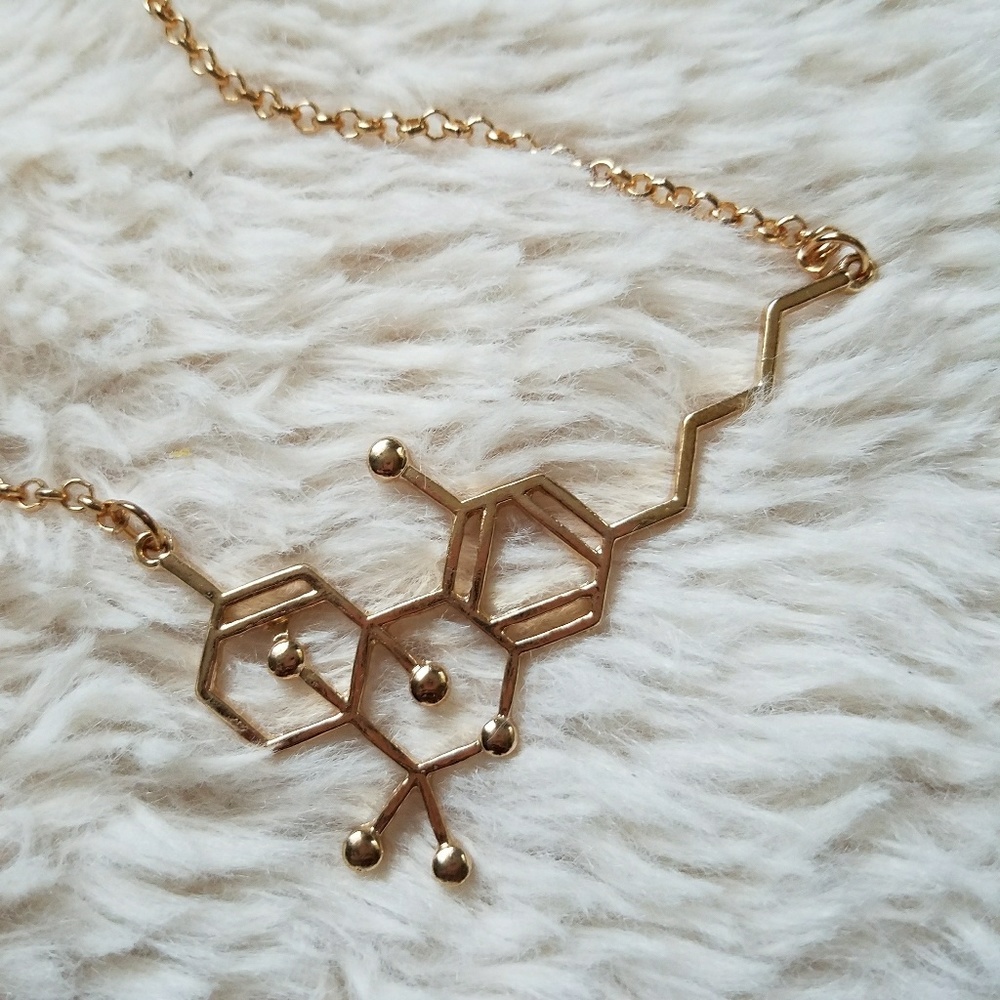 THC Molecular Necklace - Picture 2 of 4